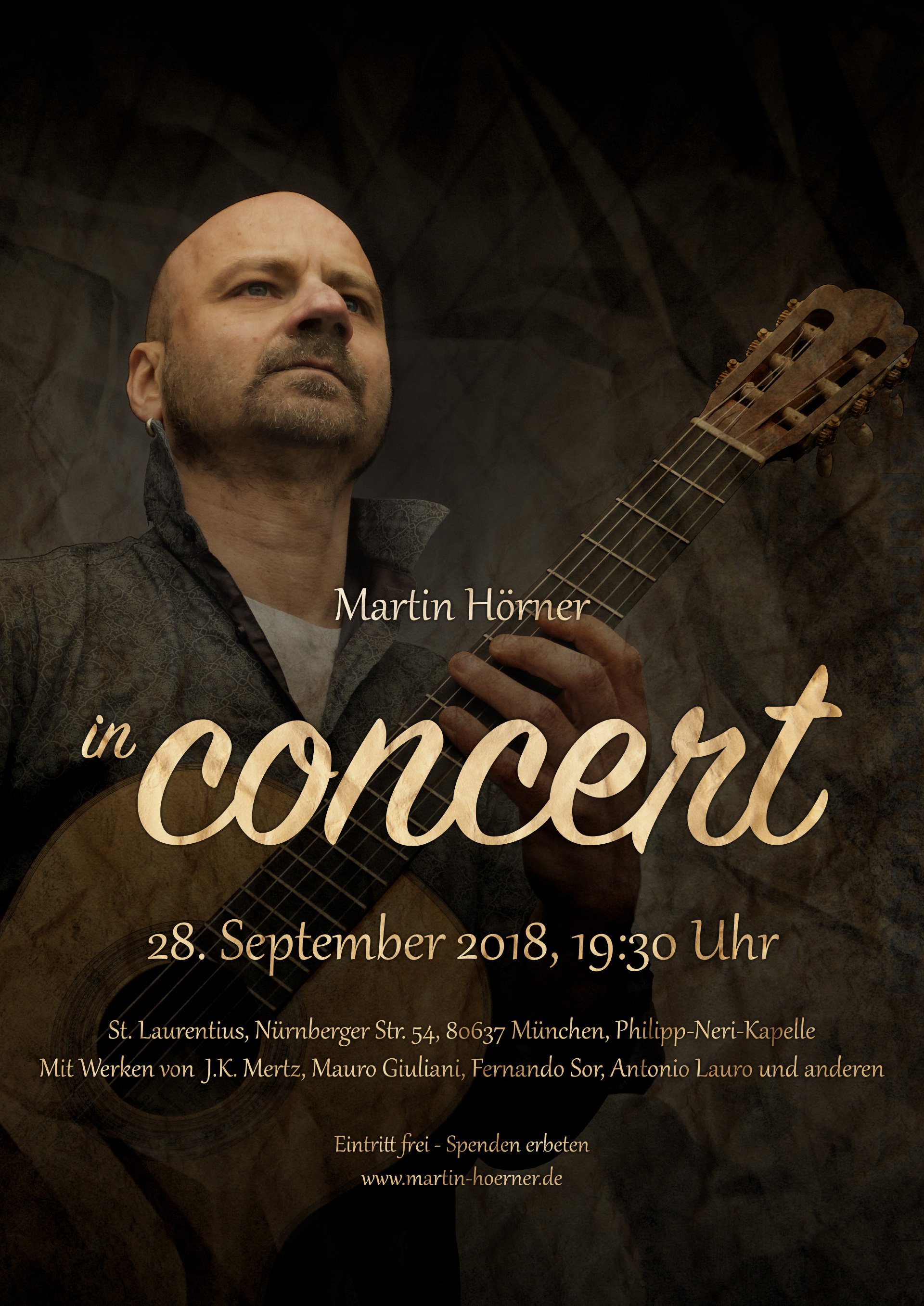 Martin Hörner - Konzertplakat 1