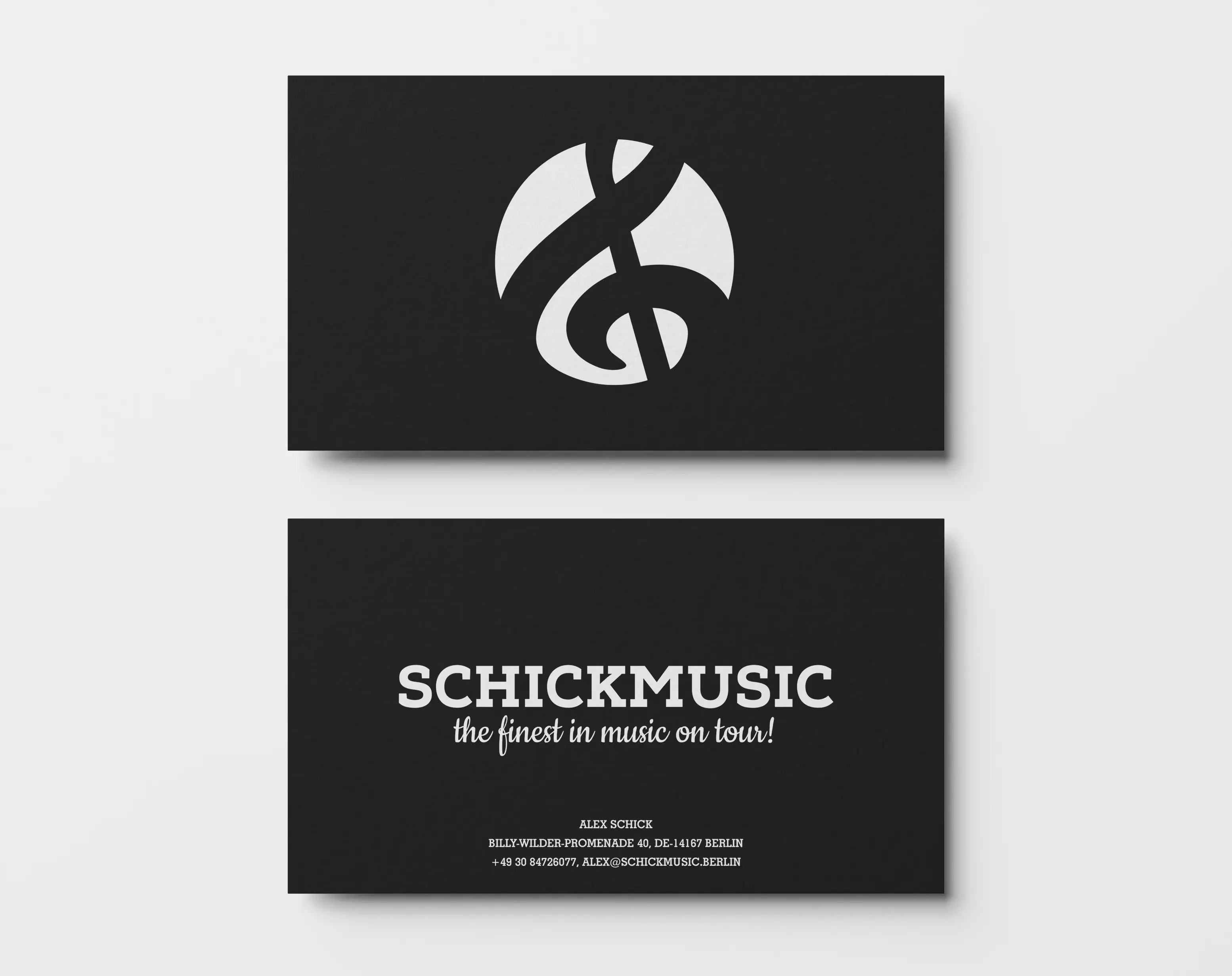 Schickmusic - Visitenkarte